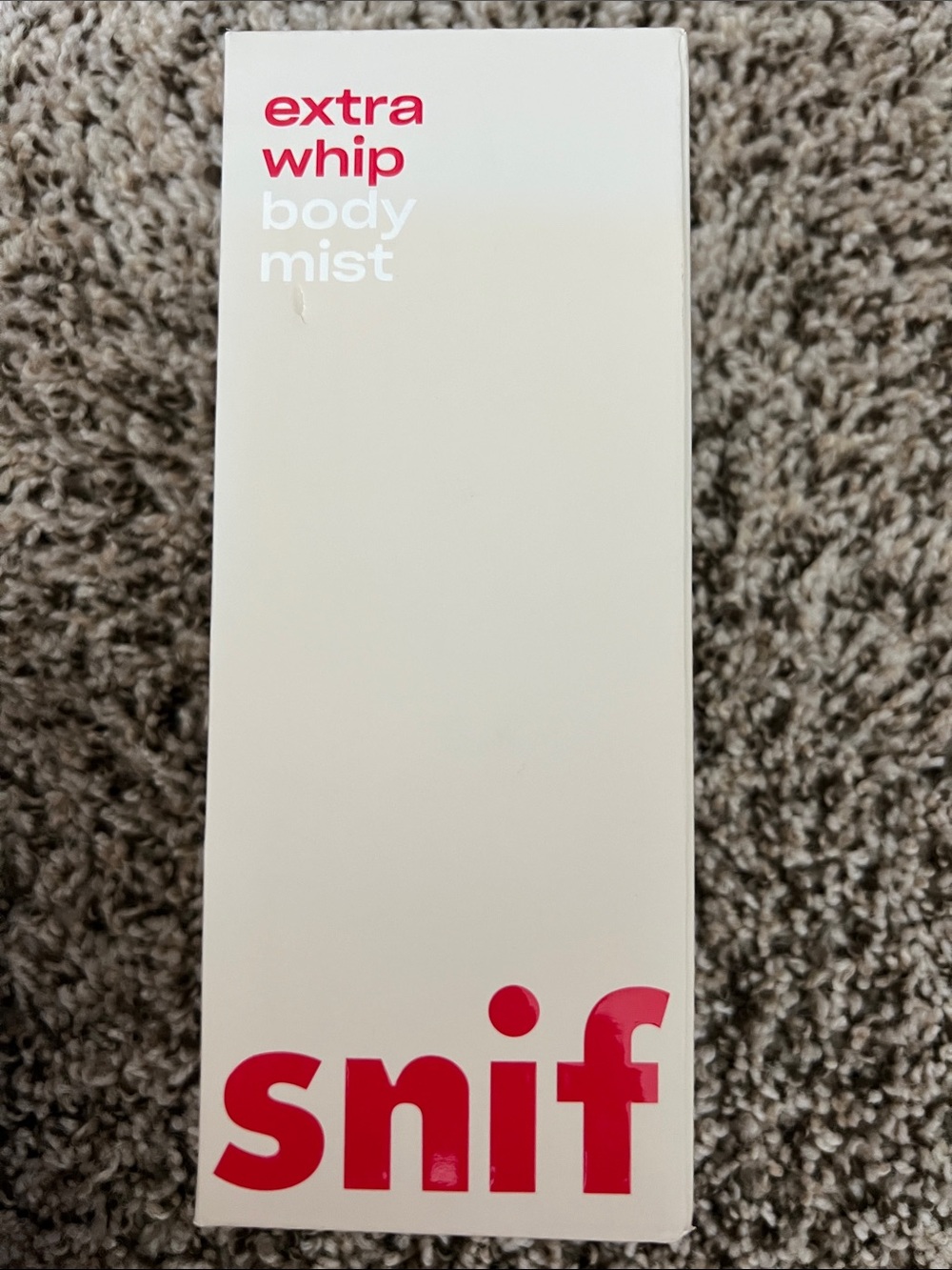 Snif Extra Whip Body Mist — White and Red